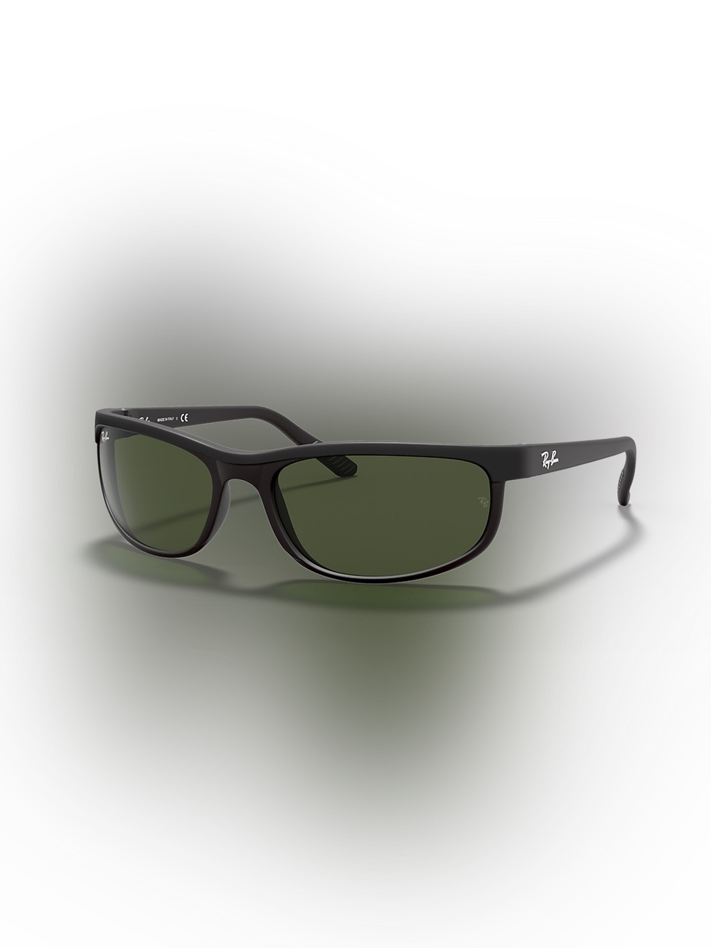 Ray-Ban RB predator 2 4076 601 Black Frame Sunglasses Brown Olive Green Lenses